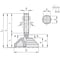 Elesa Levelling feet, LVQ.A-60-14-SST-M16x148 LVQ.A-SST - alternate 2